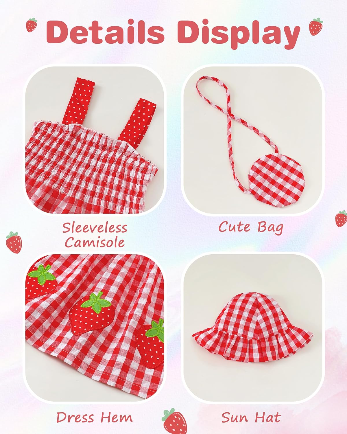 Renotemy Baby Girl Dresses Cute Summer Baby Girl Clothes Gifts 3Months-3T